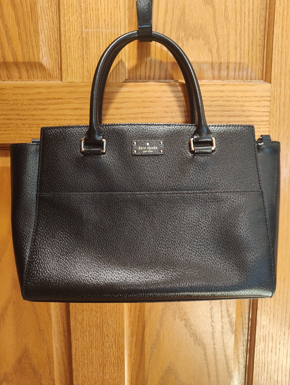 Kate Spade Lana Grove Street Shoulder Bag, Black Leather